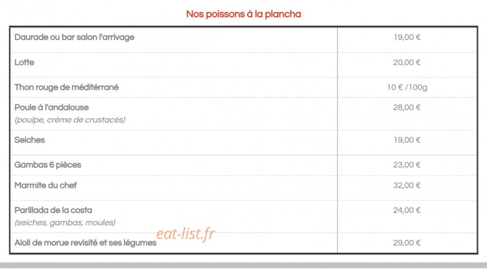 Chez Christophe — carte page 6