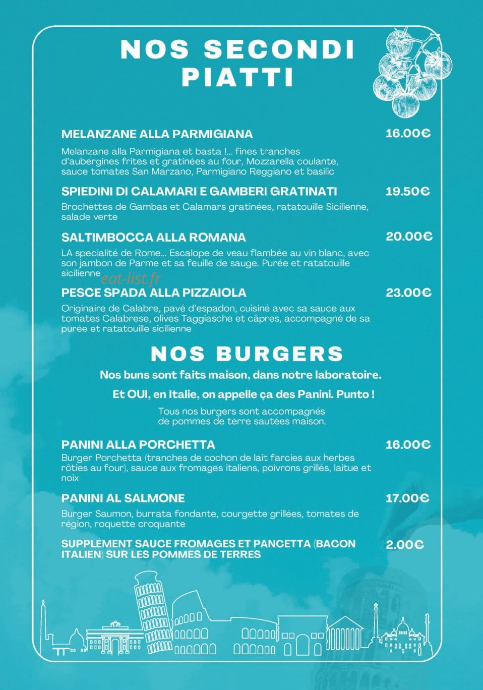 Dei Sapori — carte page 4