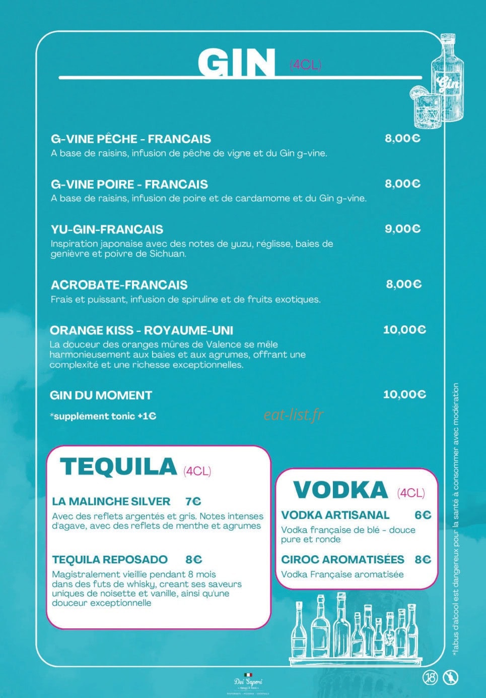 Dei Sapori — carte page 10