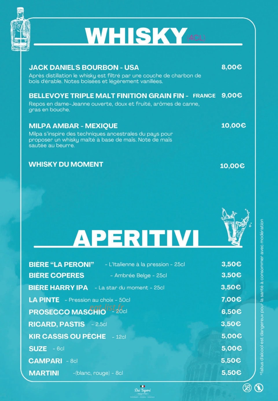 Dei Sapori — carte page 12