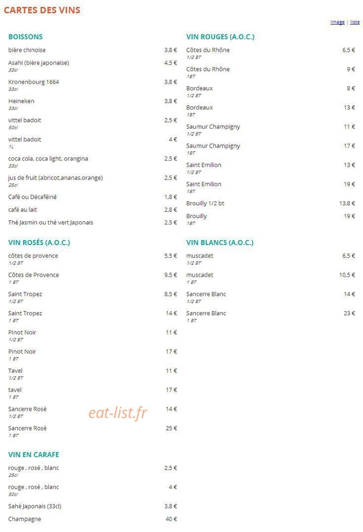 Delices Asiatiques — carte page 4