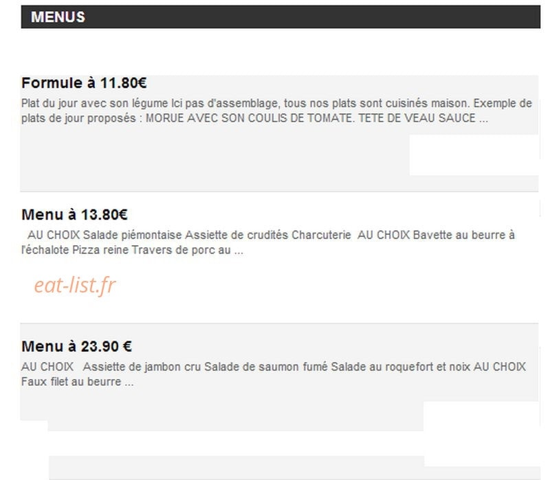 Grill pizzeria du gardon — carte page 2
