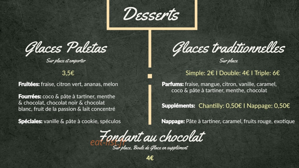House Burger — carte page 3