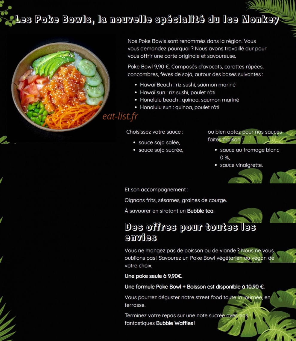 Ice Monkey — carte page 2