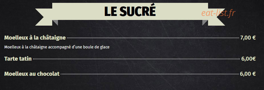 La Fabrique à boire — carte page 4
