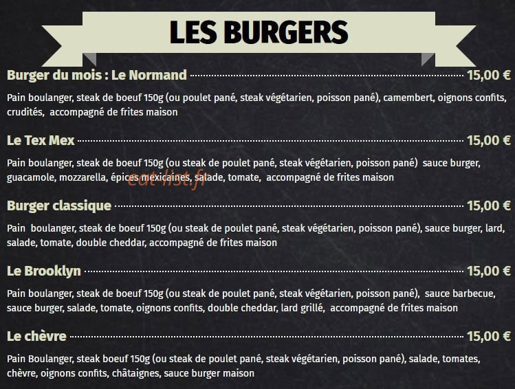 La Fabrique à boire — carte page 2