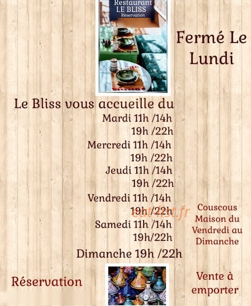 Le Bliss — carte page 1
