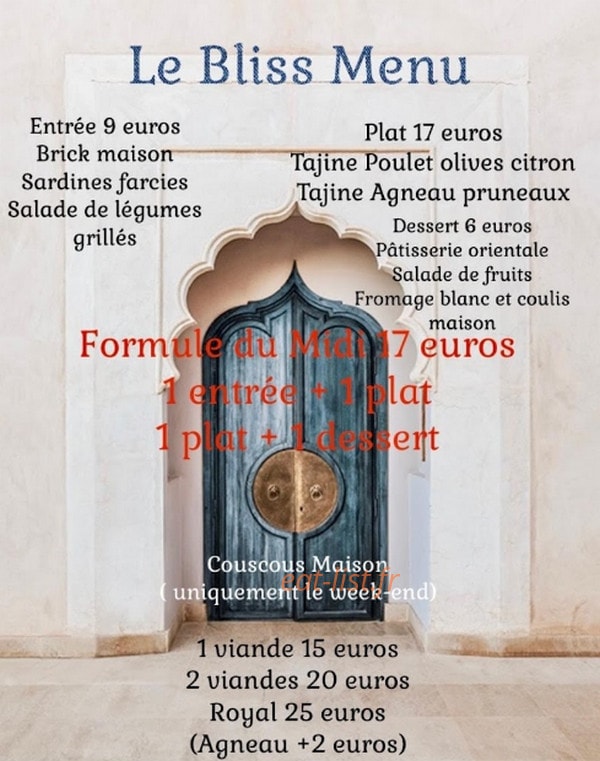 Le Bliss — carte page 2