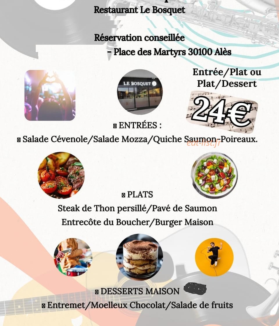 Le Bosquet — carte page 1