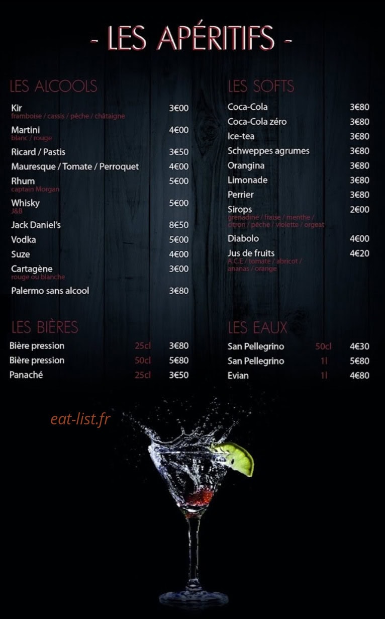 Le Cvn Bistronome — carte page 3