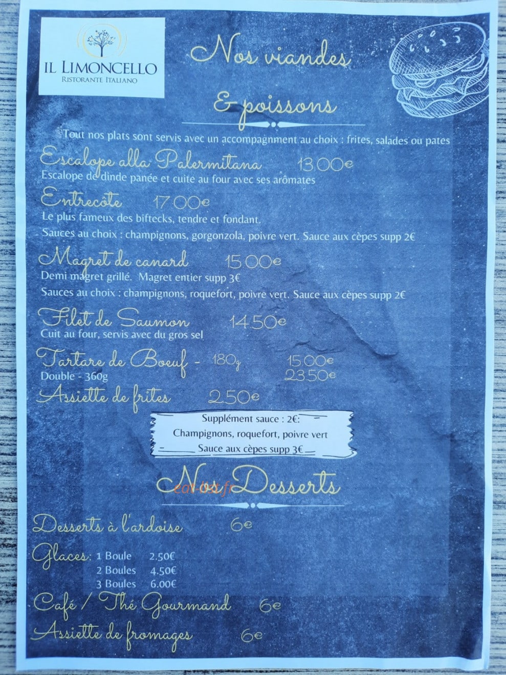 Le limoncello — carte page 2