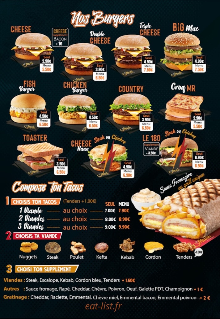 Le Must — carte page 2