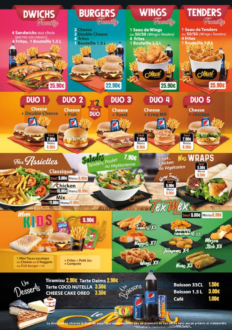 Le Must — carte page 4