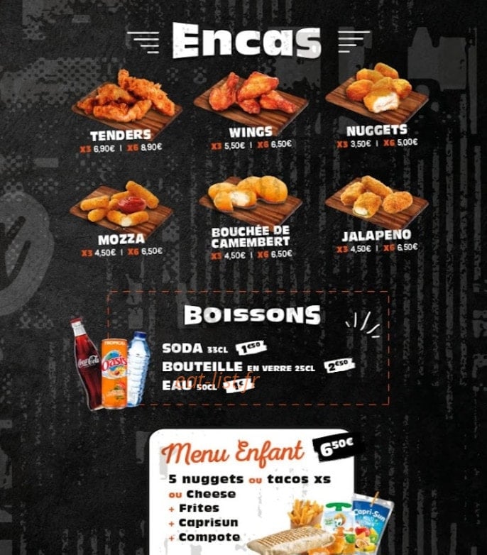 Le p'tit creux — carte page 2