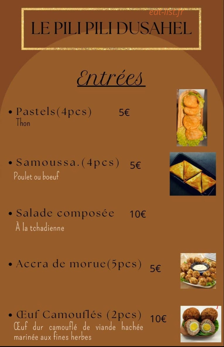 Le Pili Pili Du Sahel — carte page 1