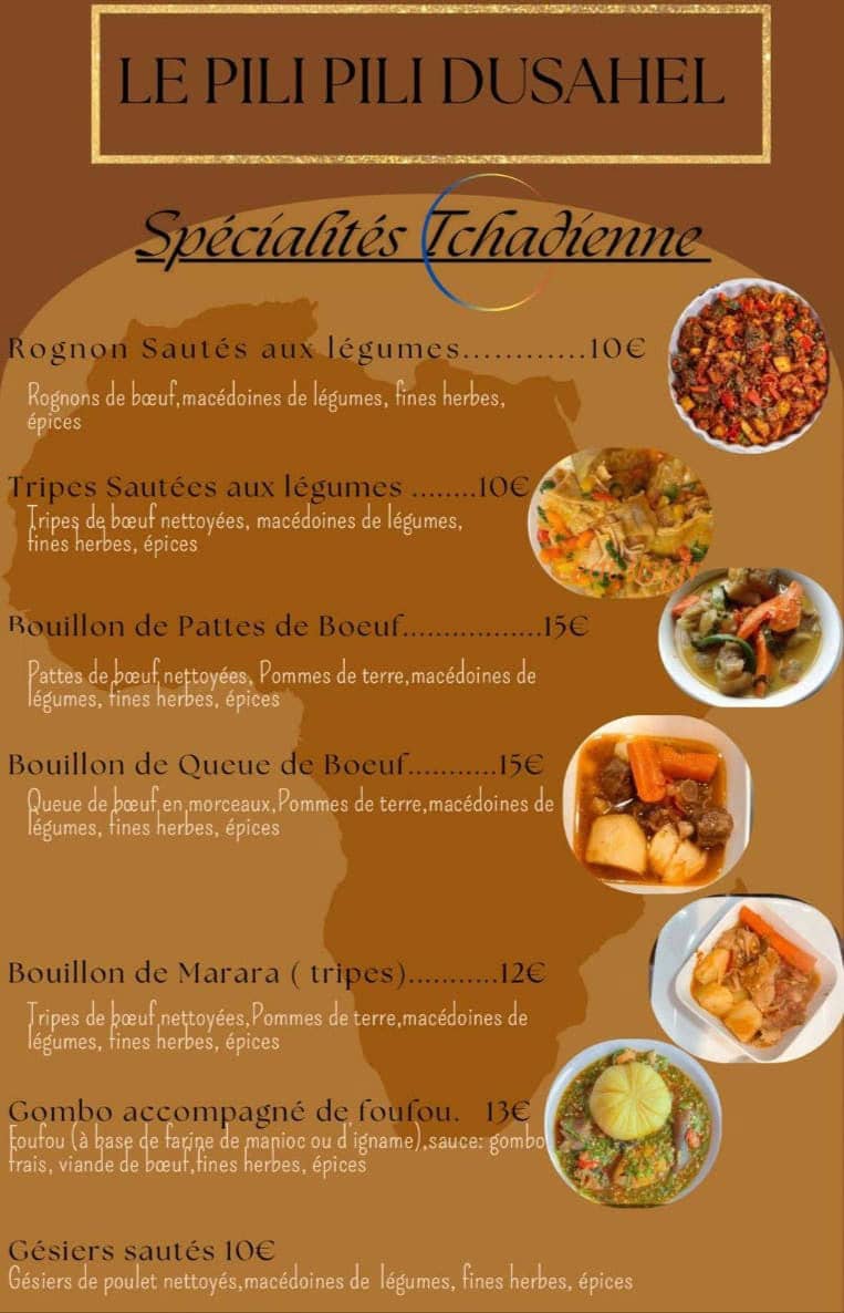 Le Pili Pili Du Sahel — carte page 3
