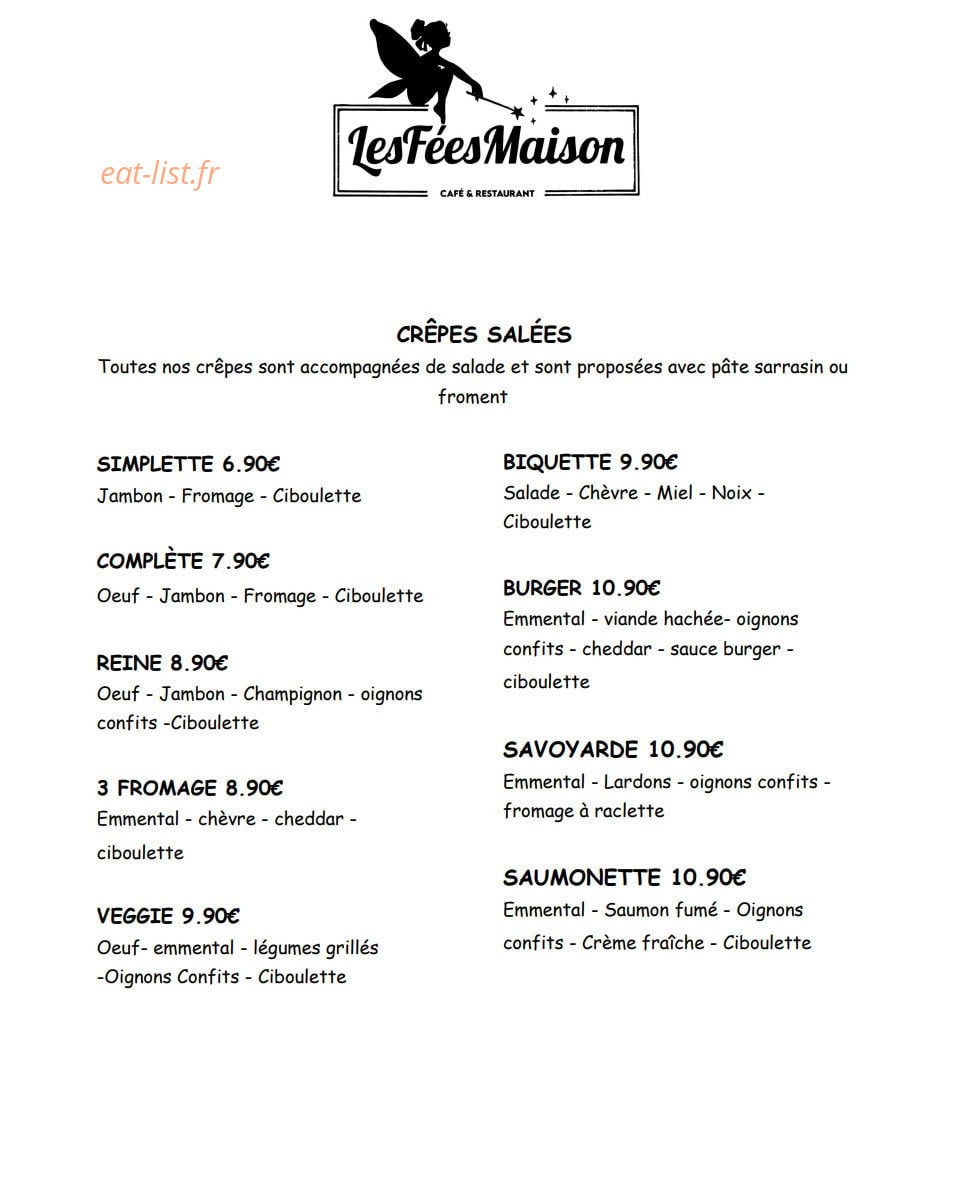 LesFéesMaison — carte page 1