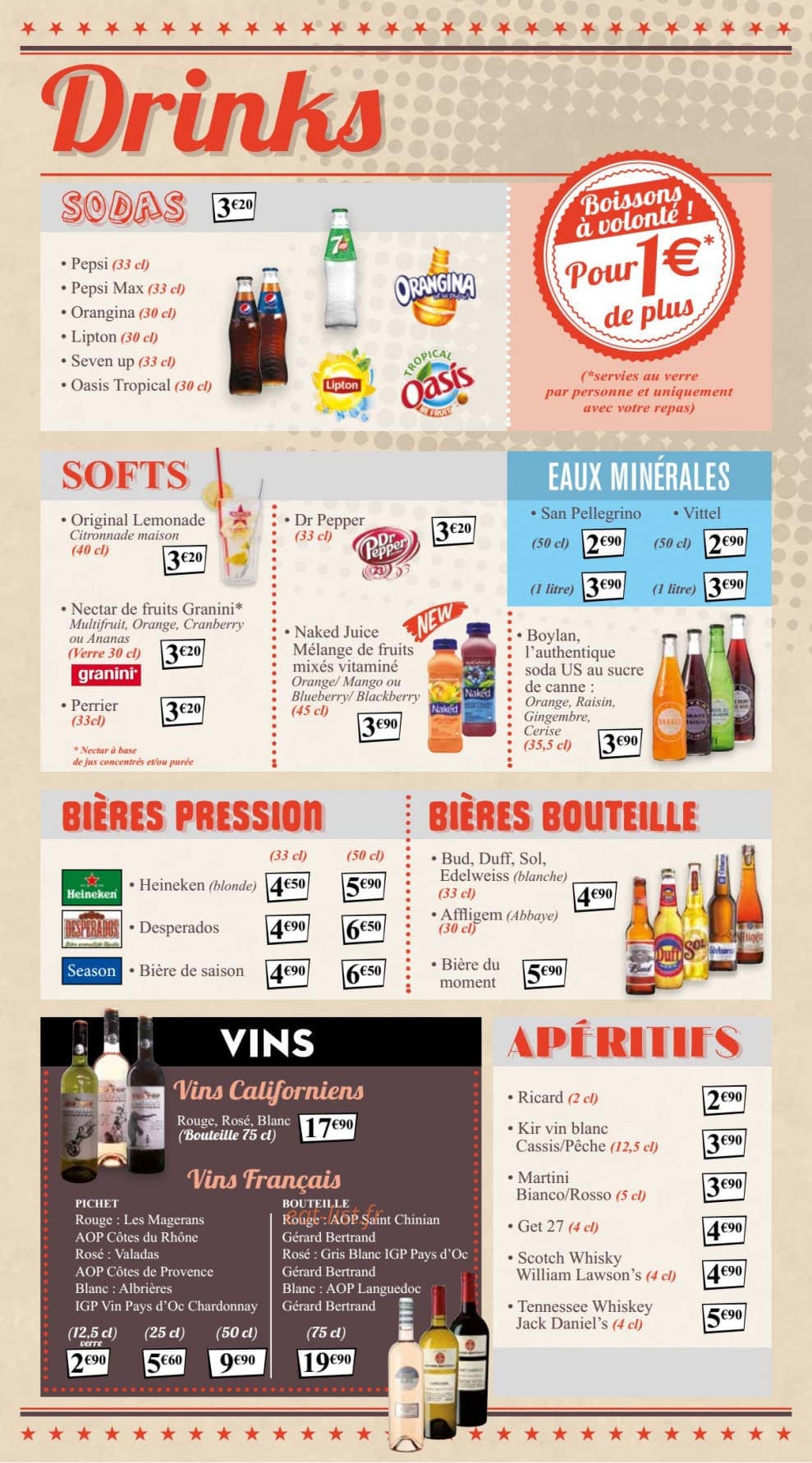 Memphis Coffee — carte page 2
