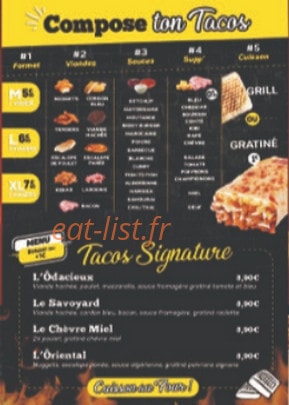 ô Grill Tacos — carte page 3