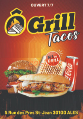 ô Grill Tacos — carte page 1