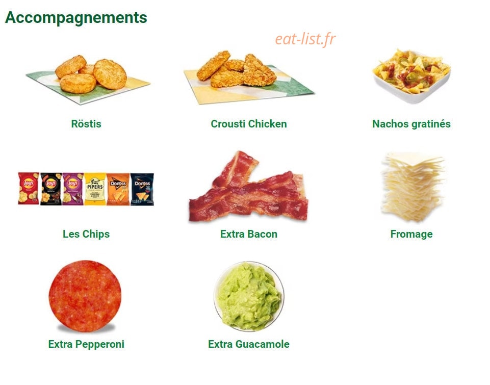 Subway — carte page 6