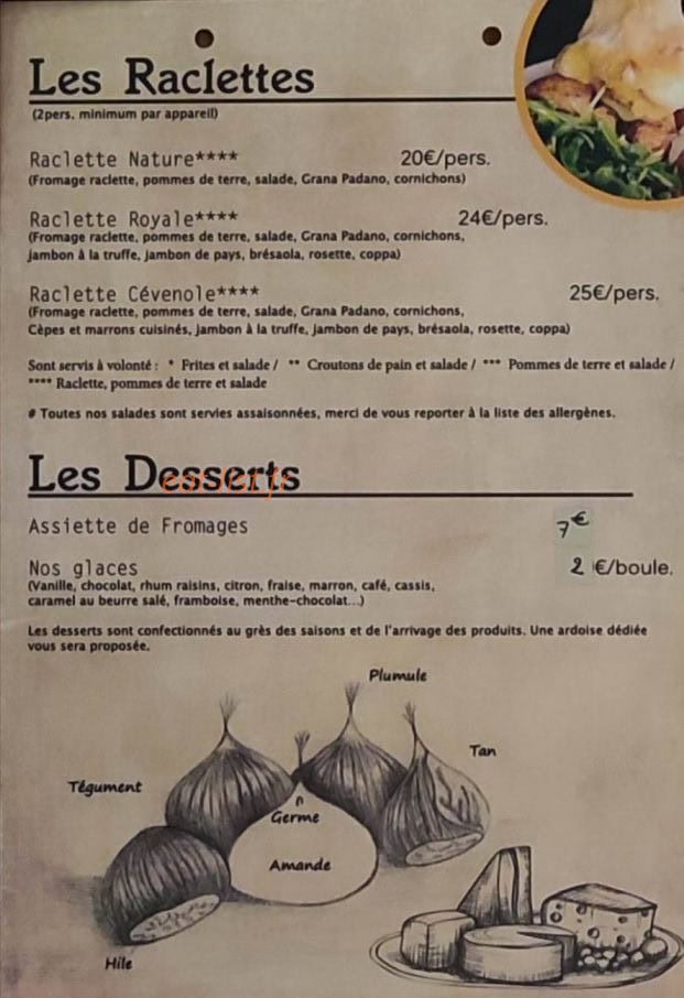 La Maison des Cévennes — carte page 4
