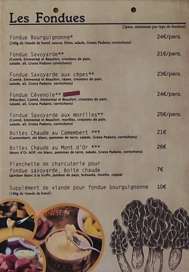 La Maison des Cévennes — carte page 2