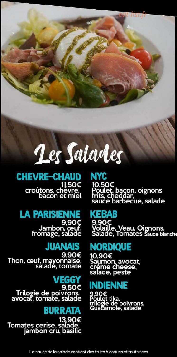 Bubble café — carte page 4