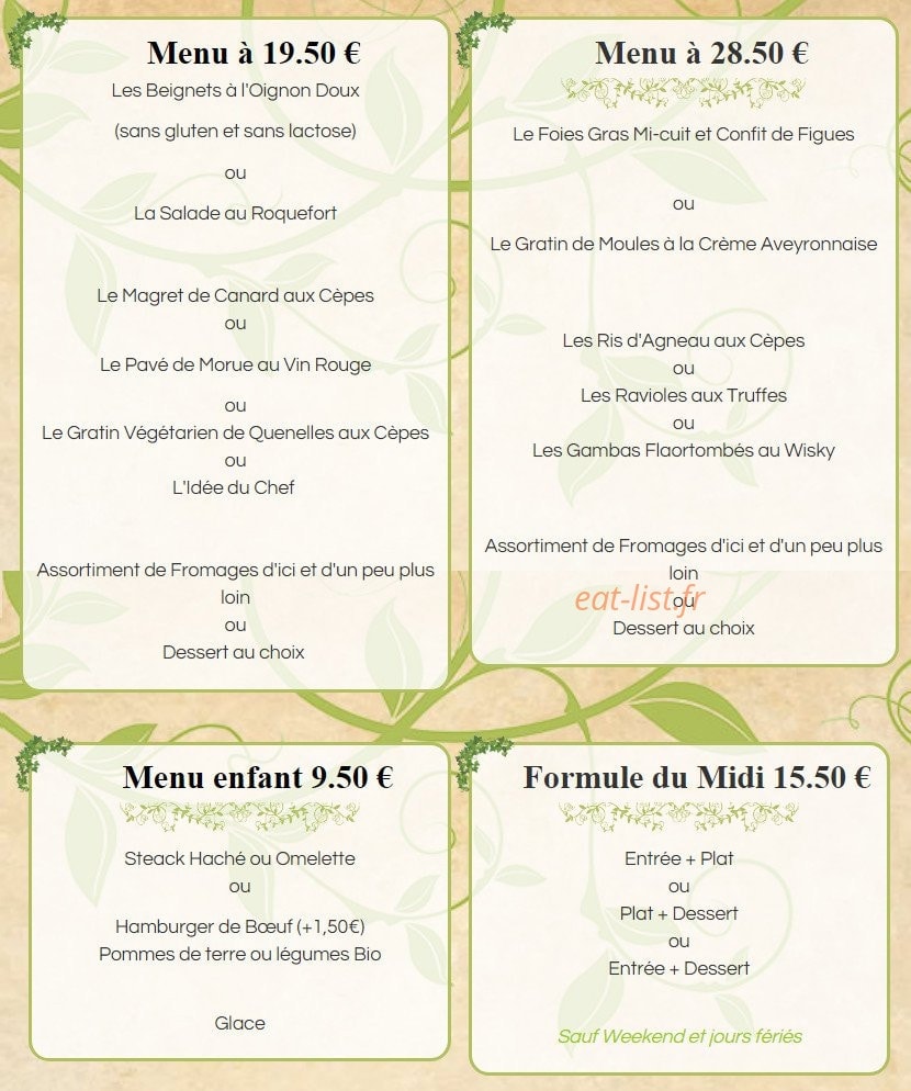 Le Jardin — carte page 1