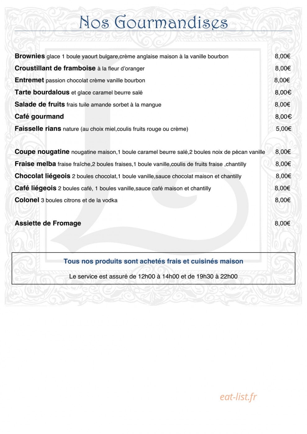 La Louisia — carte page 4