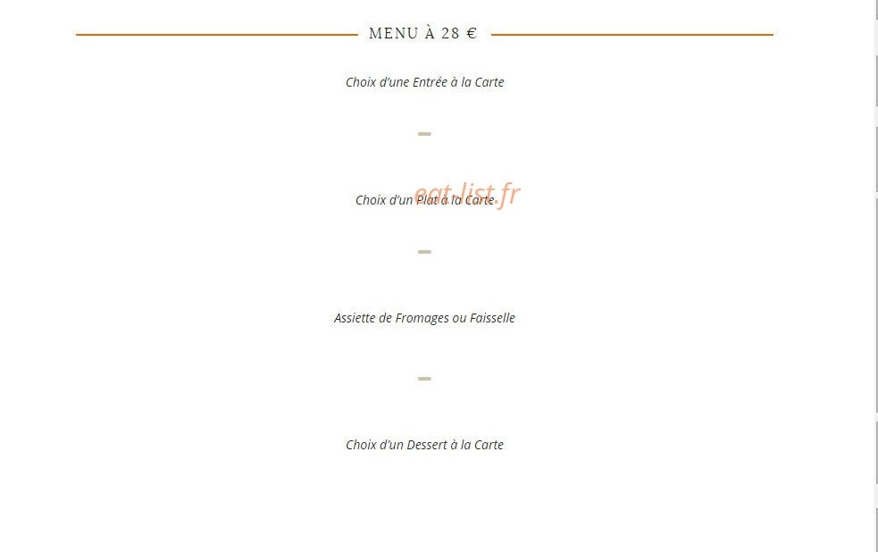 Le Physalis — carte page 2