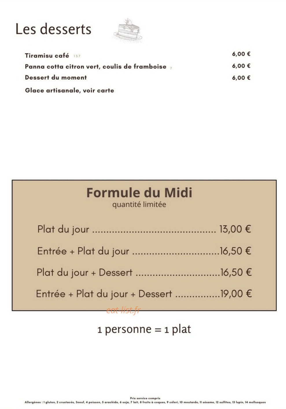 Trattoria Del Gusto — carte page 5