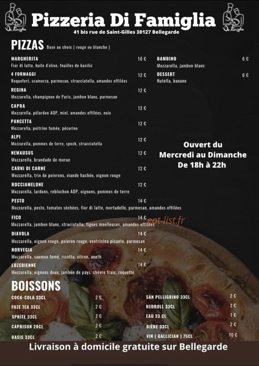 Di Famiglia — carte page 1