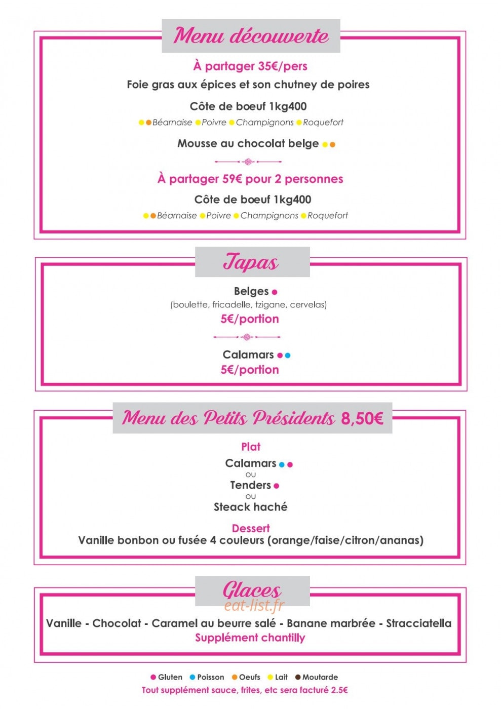 Le President — carte page 2