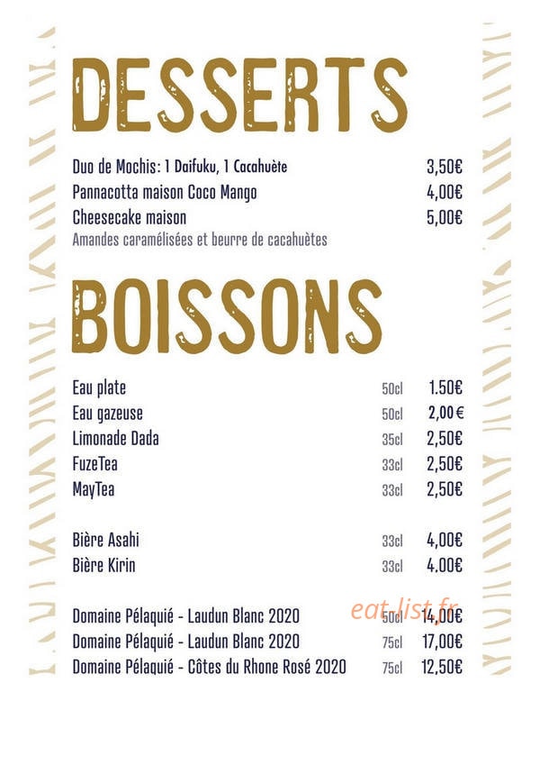 L'esprit Sushi — carte page 6