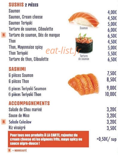 L'esprit Sushi — carte page 3