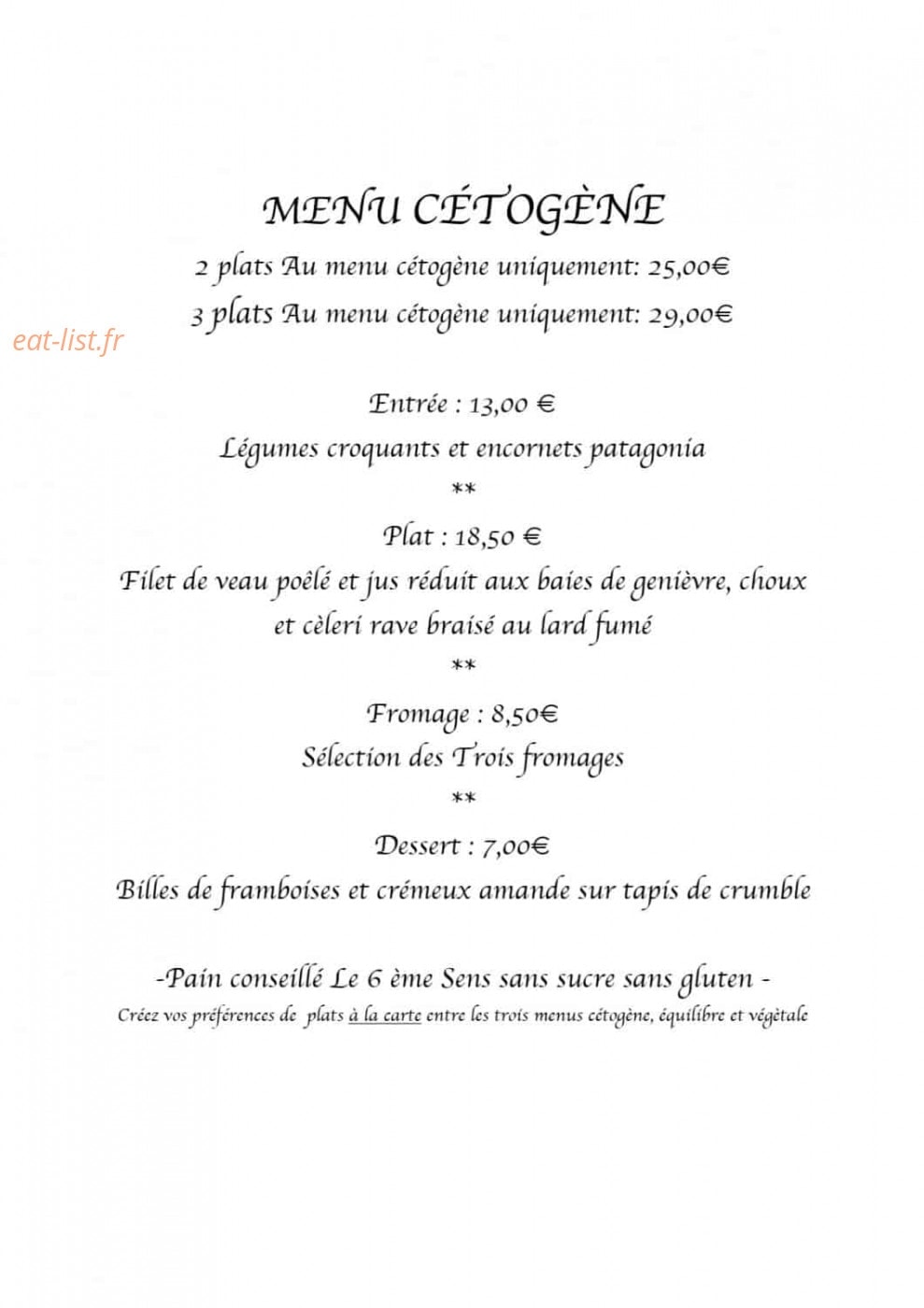 Le 6ème sens — carte page 3