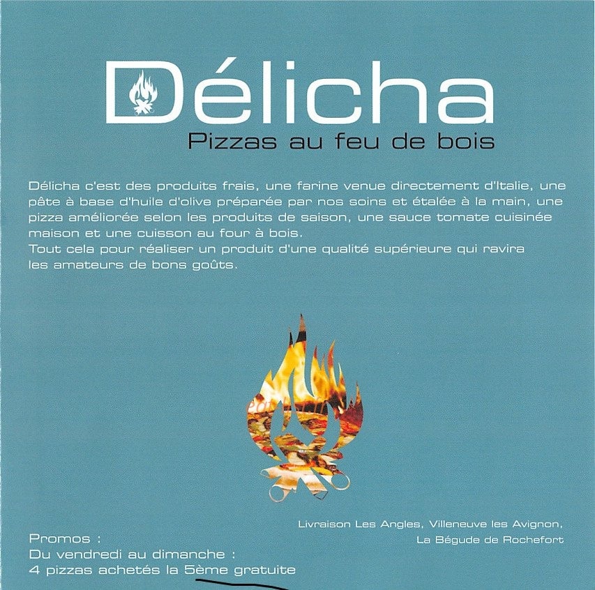 Delicha — carte page 1