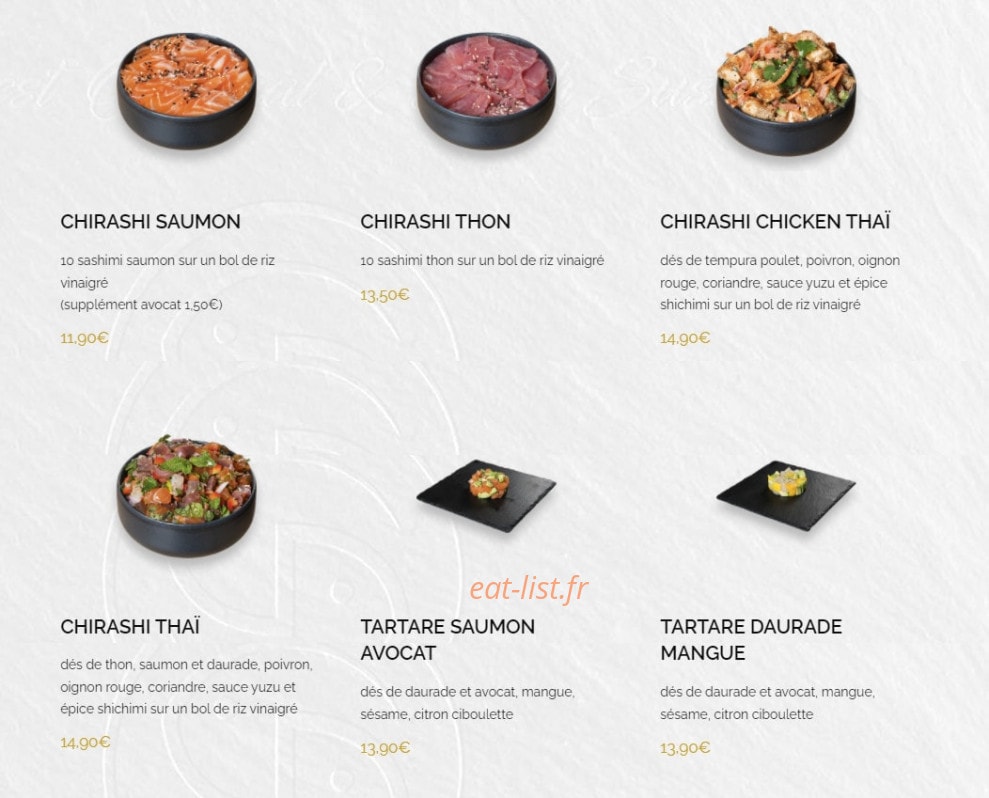 Kaly Sushi — carte page 9