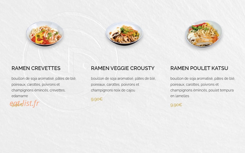 Kaly Sushi — carte page 6