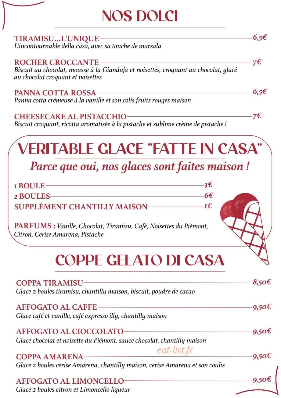 La Fontaine Dei Sapori — carte page 4