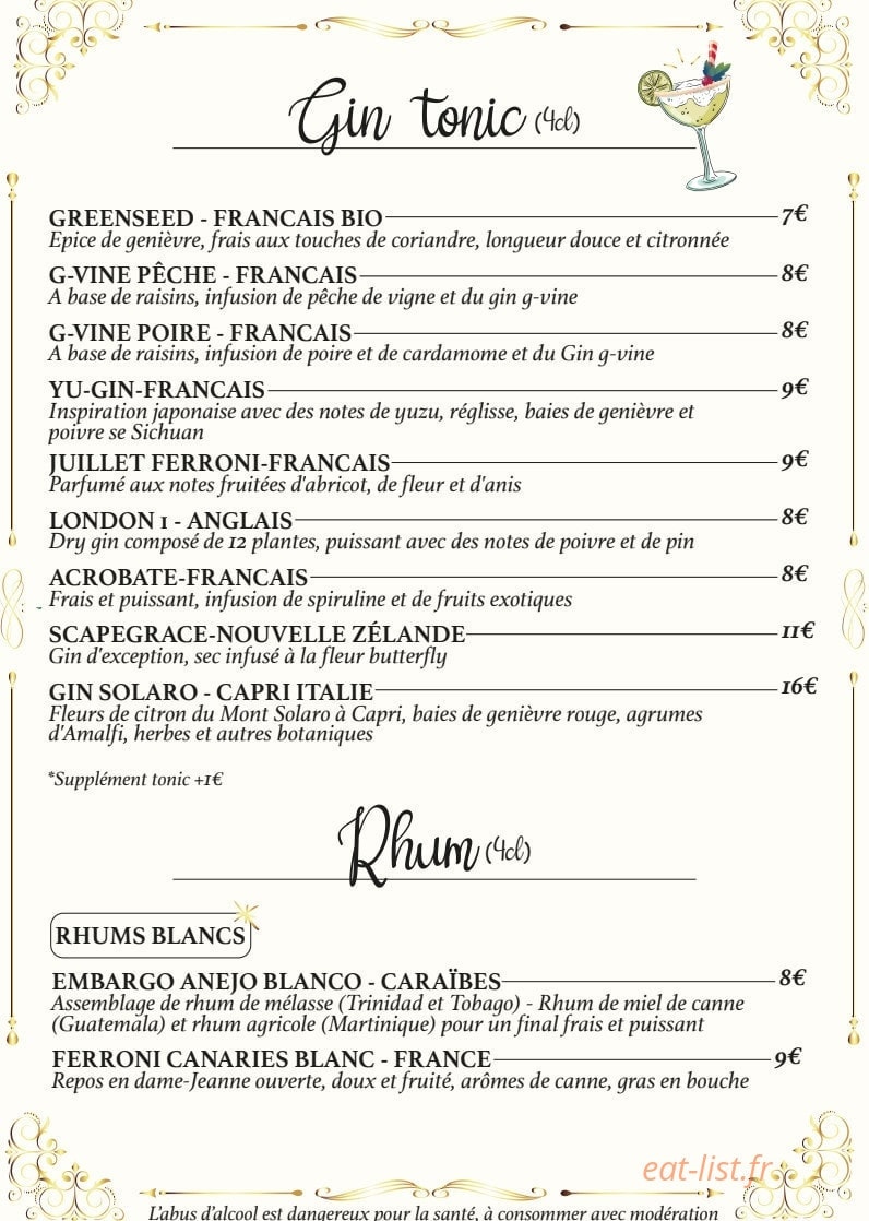 La Fontaine Dei Sapori — carte page 8