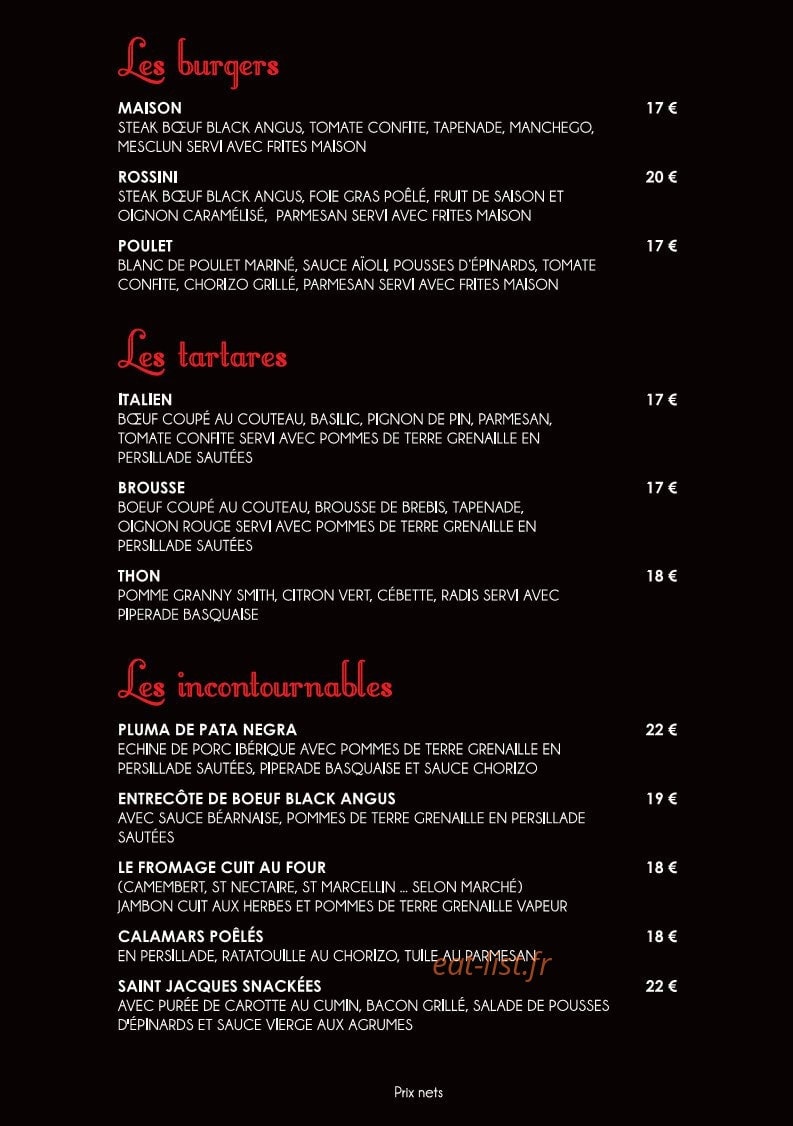 Vin Chez Moi — carte page 2