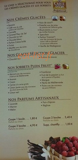 Brasserie Le Centre — carte page 3