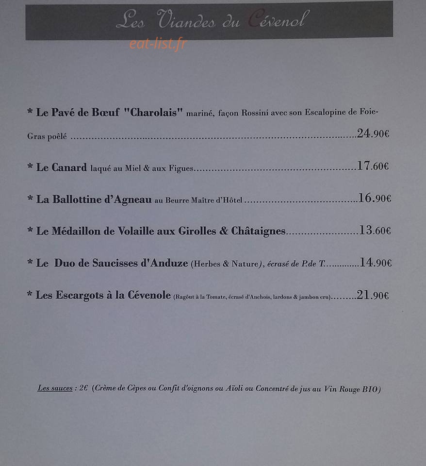 Cévenol — carte page 2