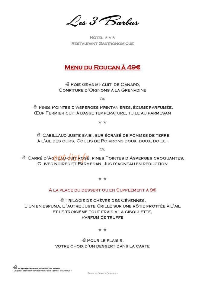 Les 3 Barbus — carte page 2