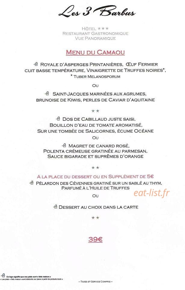 Les 3 Barbus — carte page 3