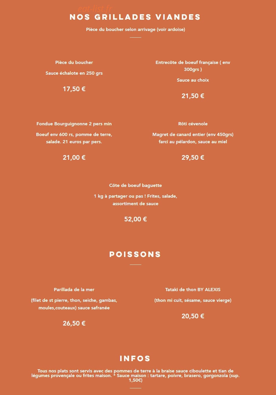 El Brasero — carte page 3