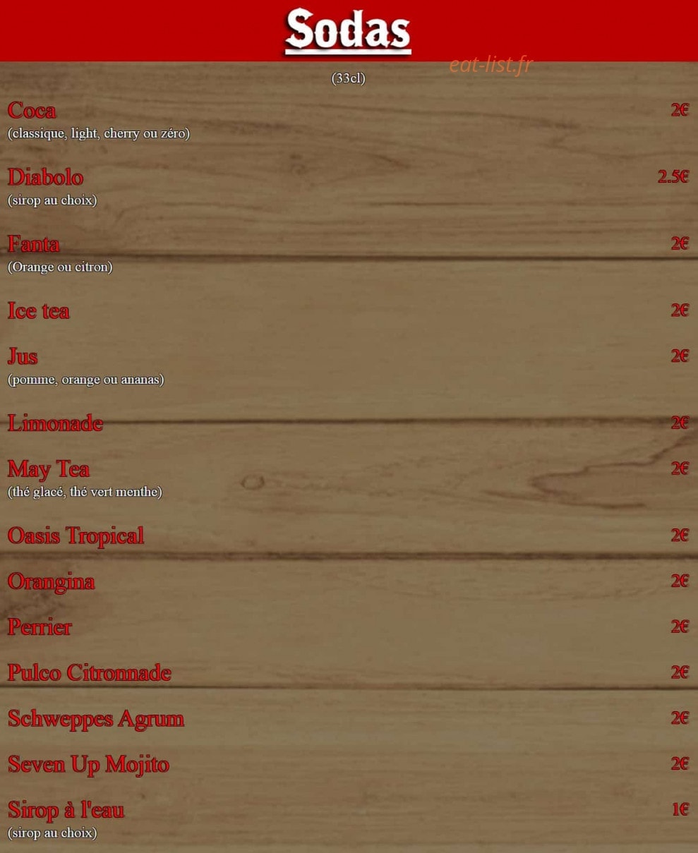 Le Bayou — carte page 6