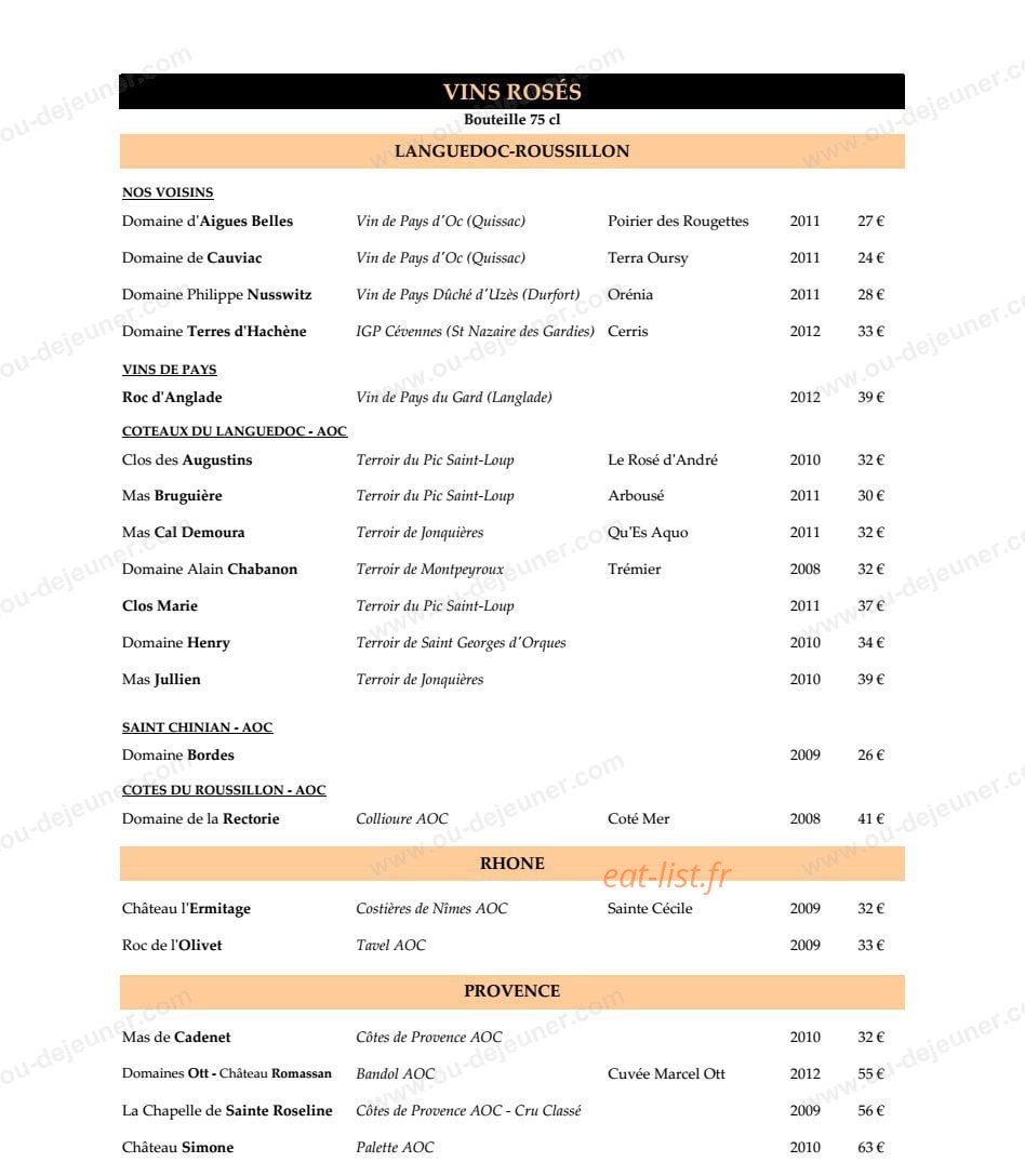 Le Ranquet — carte page 10